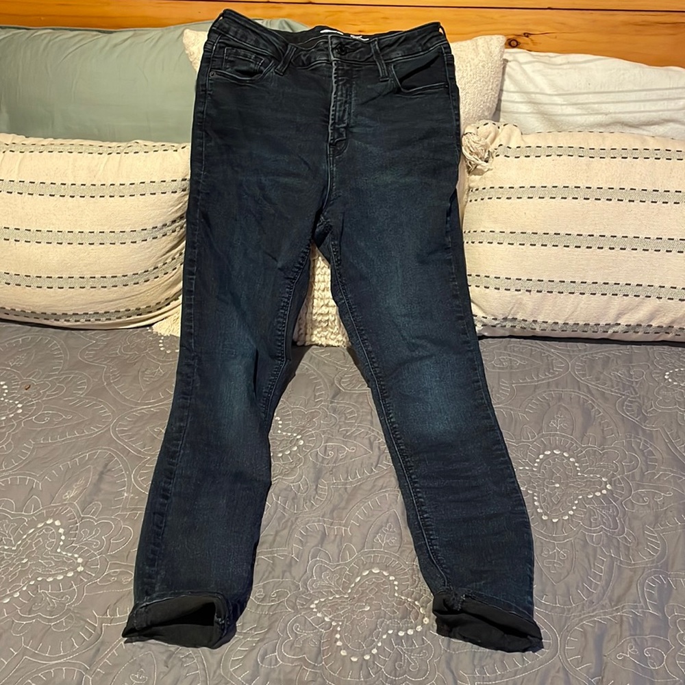 Old Navy Rockstar Super Skinny High Rise Dark Wash